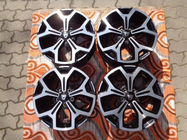 j Dacia Duster alufelni 17-es, 5114.3-as oszt, fekete-polir elad