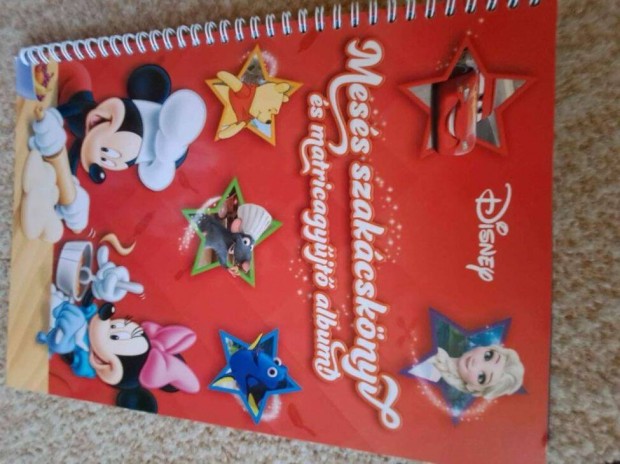 Uj Disney gyermek szakcsknyv s matricagyjt album egyben