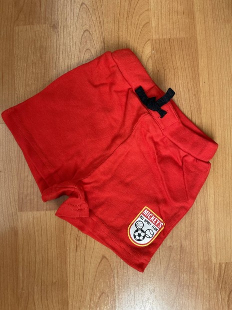 Új Disney piros rövidnadrág Mickey's baby sport nadrág