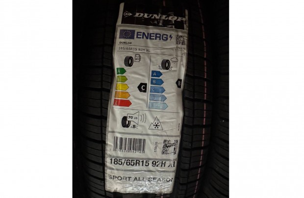 Új Dunlop Sport All Season 185/65 R15 92H Gumi Autó Gumiabroncs 4évsz