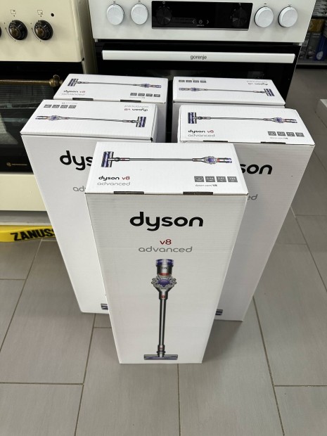 j Dyson V8 advanced vezetk nlkli porszv - 2 v garancia