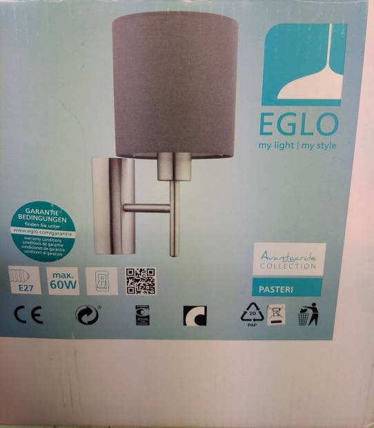 Új Eglo Pasteri 94926 falikar eladó