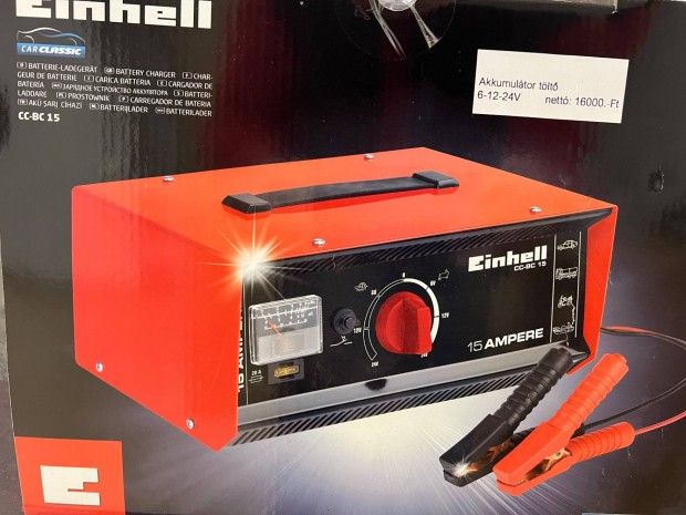 j Einhell CCC-BC 15 akkumultor tlt, 6-24V, 15A