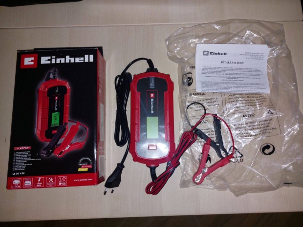 Új Einhell CE-BC 4 M (1002225) 12V akkumulátor töltő IP65