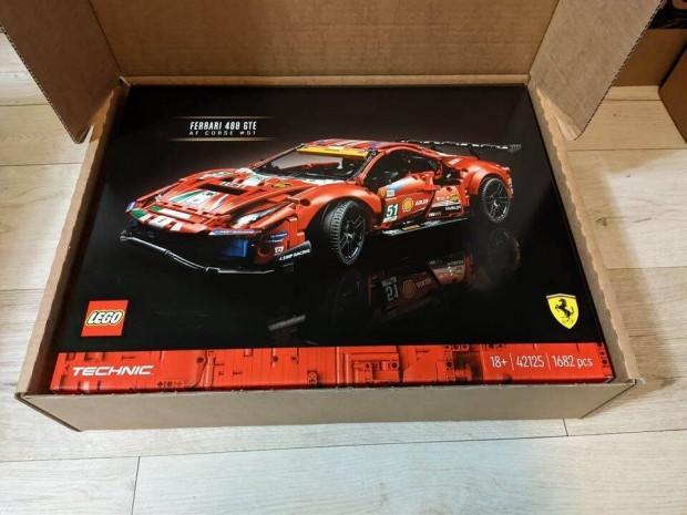 j Eredeti Lego 42125 Ferrari 488 GTE