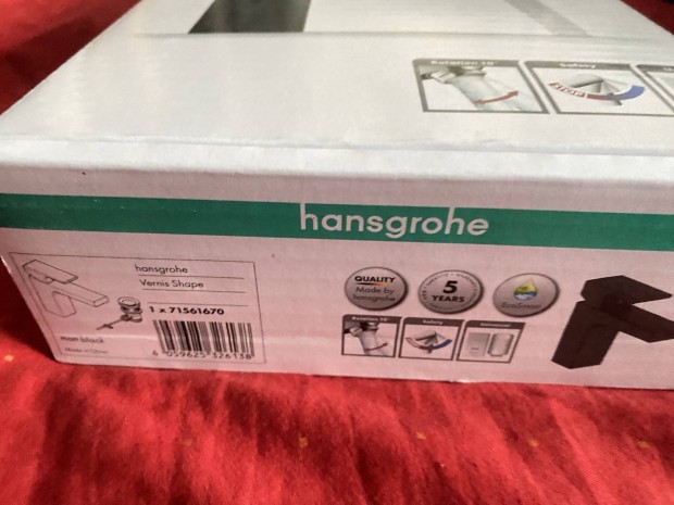 j Fekete Hansgrohe csaptelep