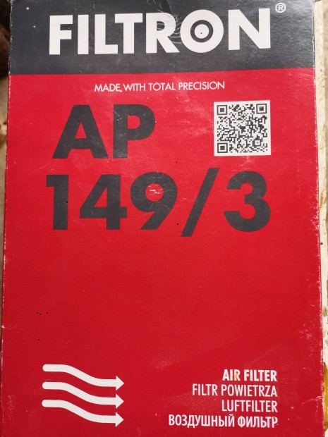 Új Filtron AP 149/3 Légszűrő