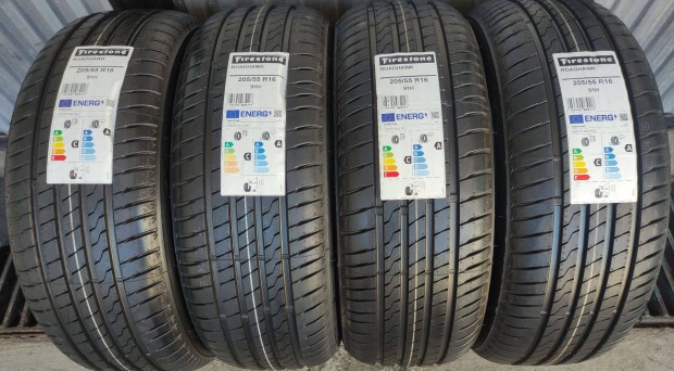 Új Firestone Roadhawk 205/55 R16 205/55r16 nyári gumi CA 70dB olcsón!