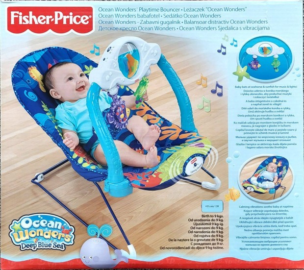 Új Fisher Price Óceánvarázs babafotel - pihenőszék eladó