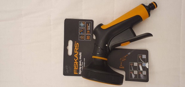 j Fiskars Comfort locsolpisztoly, multifunkcis, markolatvezrls,