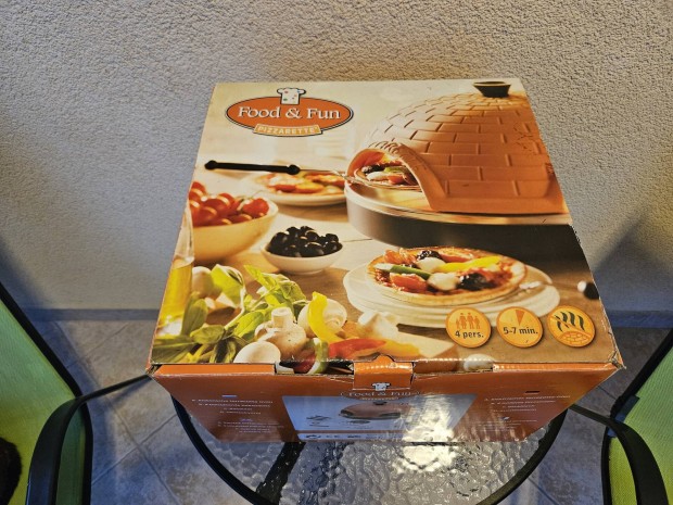Új Food&Fun Pizzarette Pizzasütő