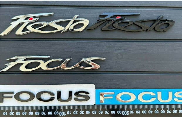 j Ford Focus Fiesta JEL Logo Emblma Felirat Matrica Kiegszt