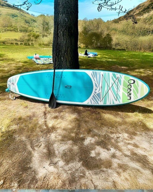Új Funwater 335 cm felfújható SUP deszka teljes szett garival