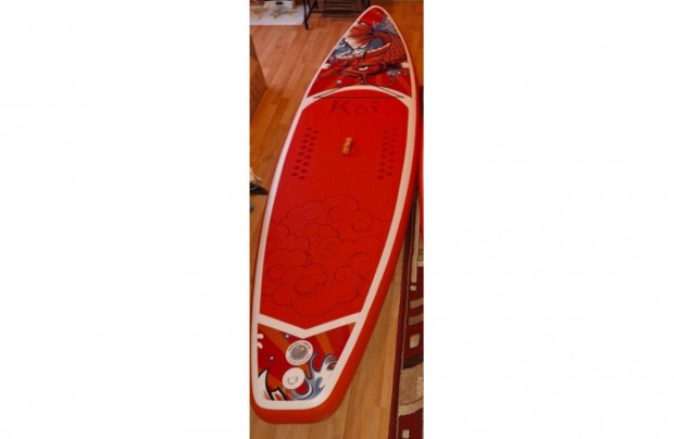 j Funwater Red Koi SUP dobozban, 335x83x15 cm, 165kg teherbrs