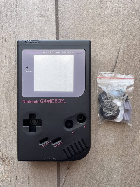 Új Game Boy Classic DMG-01 retró konzol ház kiegészítőkkel