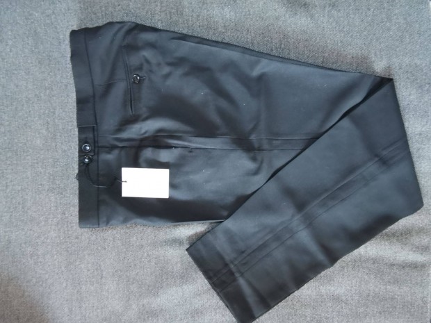 Új Gant elegáns W34 fekete ffi nadrág