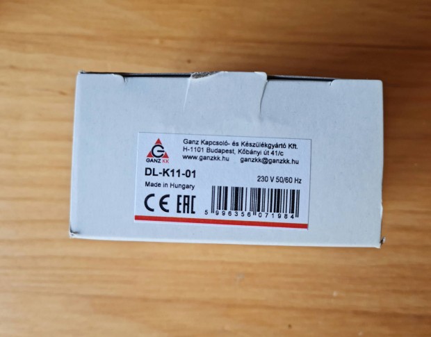 Uj Ganz DL K11 01 (2db) magneskapcsolo 