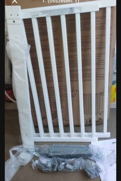 Új Geuther gyerekrács, biztonsági rács 2733+ 67-107 cm