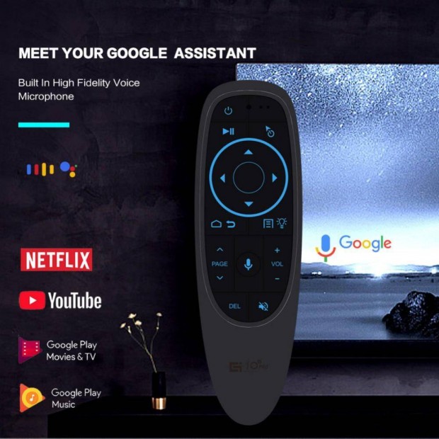 j Giroszkpos Airmouse Tvirnyt TV-Box-hoz Hangvezrls Httrvil