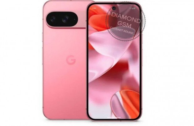 j Google Pixel 9 128GB Dual, Pink sznben, gyri dobozban