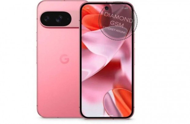 j Google Pixel 9 128GB Dual, Pink sznben, gyri dobozban,