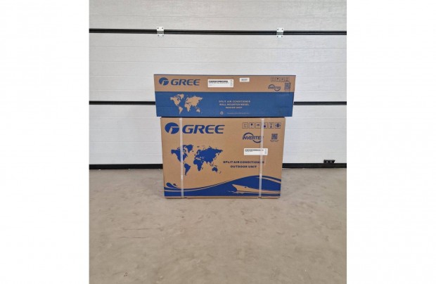 Új Gree Comfort Pro (fűtésre optimalizált) klíma 3,5 kW os split klíma
