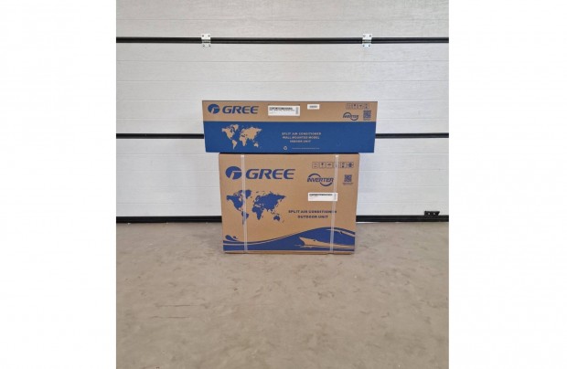Új Gree Comfort X (fűtésre optimalizált) klíma 3,5 kW os split klíma