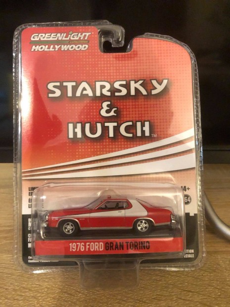 j Greenlight Starsky&Hutch Ford Gran Torino modell 1:64