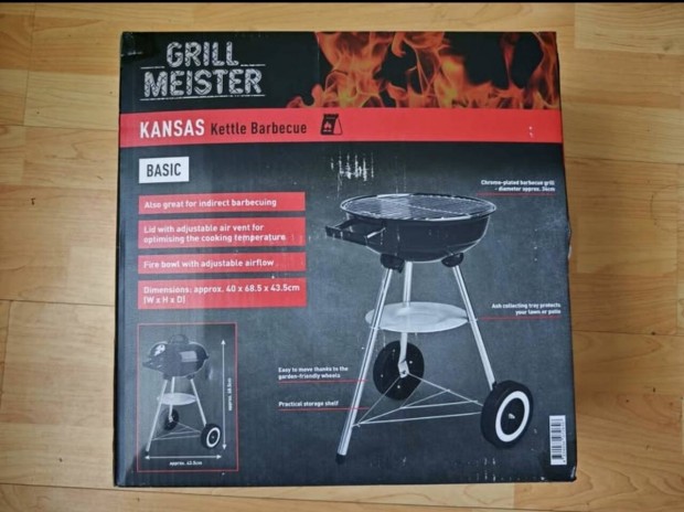Új Grill Meister faszenes gömbgrill!