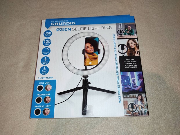 j Grundig LED Selfie Krlmpa (25cm)llthat fnyervel mobilhoz