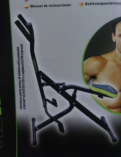 Új Gymform Ab booster Plus, lovaglógép, fitness gép