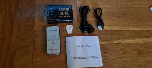 j HDMI Switch 5to1 4K Ultra HD 