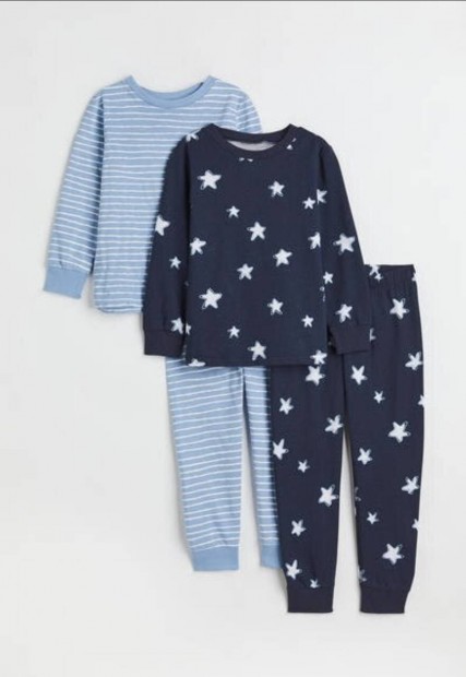 j H&M 2db-os 110/116-os pizsama szett