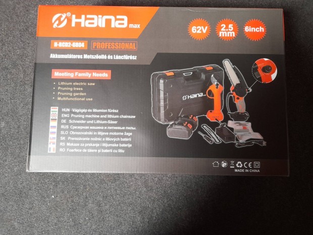 j Haina Max Professional akkus metszoll s lncfrsz