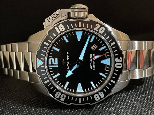 j Hamilton Khaki Navy Frogman