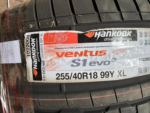 Új Hankook Ventus S1 evo3 255/40 R18 Nyári Gumi Autó Gumiabroncs