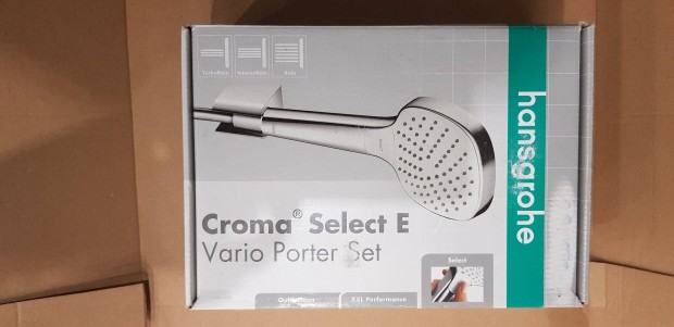 j Hansgrohe Croma Select E Vario 125 cm zuhanyszett + tart 26425400