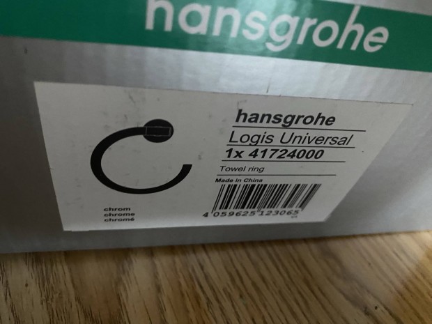 Új Hansgrohe törölköző tartó