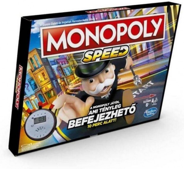 j Hasbro Monopoly Speed trsasjtk csaldi jtk trsas