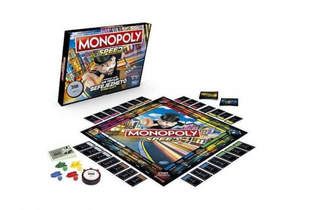 j Hasbro Monopoly Speed trsasjtk csaldi jtk trsas