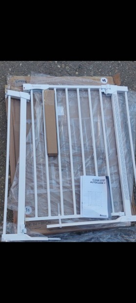 Új Hauck Clear Step Autoclose gyerekrács, biztonsági rács 75-89 cm