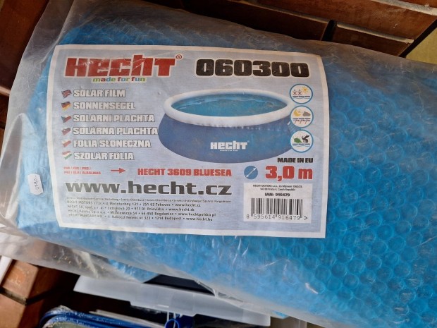 j Hecht 060300 szolr medence takarflia 3 m