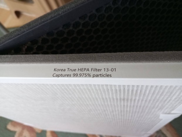 j Hepa filter lgtisztthoz 13-01 tip. 34x43x2,5 cm