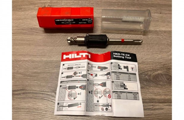 j Hilti HKD-TE-CX M12x25 elhelyezszerszm tvefr frszr