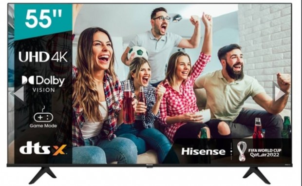 j Hisense - 55" 55A6G 4K UHD SMART LED TV