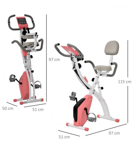 Új Homcom összecsukható szobabicikli, fitness kerékpár eladó
