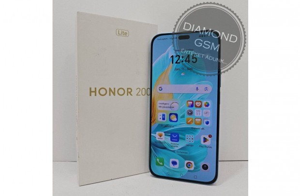 j Honor 200 Lite 128 GB, Kk sznben, Bemutat darab,