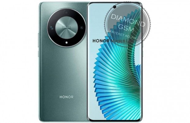 Új Honor Magic6 Lite 5G 256/8 GB Dual, Zöld színben