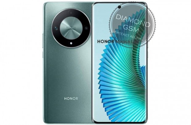Új Honor Magic6 Lite 5G 256/8 GB Dual, Zöld színben, gyári