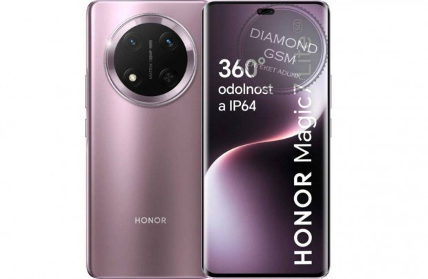 Új Honor Magic7 Lite 5G 256/8 GB Dual, Lila színben,
